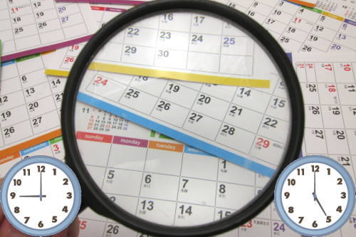 スケジュール（１日・年間）